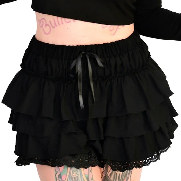 Foxblood Ruffled Bloomers - Picture 3 of 7